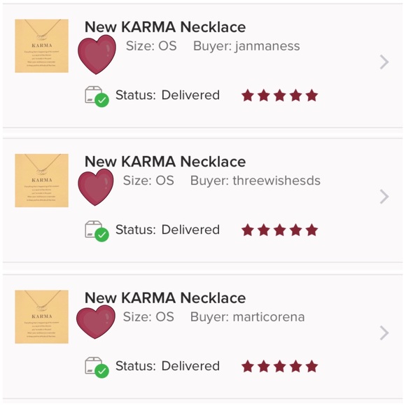 ♡ KARMA Necklace - Picture 6 of 8